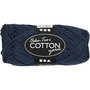 Katoengaren, donkerblauw, afm 8/4, L: 170 m, 50 gr/ 1 bol