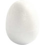 Eieren, wit, H: 7 cm, 5 stuk/ 1 doos