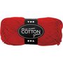 Katoengaren, rood, afm 8/8, L: 80-85 m, afm maxi , 50 gr/ 1 bol