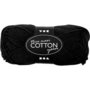 Katoengaren, zwart, afm 8/8, L: 80-85 m, afm maxi , 50 gr/ 1 bol
