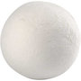 Bal - Home deco - Bal - Katoen - Wit - 50mm - Creotime - 4 Stuks