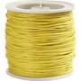 Katoenkoord, geel, dikte 1 mm, 40 m/ 1 rol