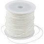 Polyester koord, wit, dikte 1 mm, 50 m/ 1 rol