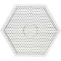 Onderplaat, grote zeskant, afm 15x15 cm, 10 stuk/ 1 doos