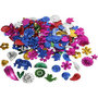 Pailletten - Home deco - Kunststof - sterke kleuren - 0,15-0,45cm - Creotime - 400 Stuks
