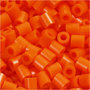 Strijkkralen, helder oranje (32233), afm 5x5 mm, gatgrootte 2,5 mm, medium, 6000 stuk/ 1 doos