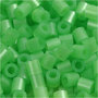 Foto kralen, groen parelmoer (22), afm 5x5 mm, gatgrootte 2,5 mm, medium, 6000 stuk/ 1 doos