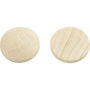 Houten knopen, d 25 mm, dikte 5 mm, 150 stuk/ 1 doos