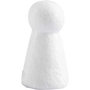 Kegellijf, wit, H: 5,5 cm, d 33 mm, 5 stuk/ 1 doos