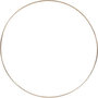 Metalen draadring, goud, d 30 cm, dikte 3 mm, 1 stuk