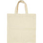Draagtas , licht naturel, afm 27,5x30 cm, 135 gr, 5 stuk/ 1 doos