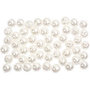 Kralen - Parels - Imitatie - Parelmoer - Sieraden maken - Parelmoerkleurige Kraaltjes - Diameter: 5mm - Gatgrootte: 0,7mm - Creotime - 100 stuks
