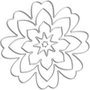 Snijmal, bloem, d 0,5-8 cm, 1 stuk