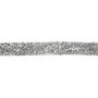 Lint, zilver, B: 10 mm, 5 m/ 1 rol