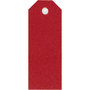 Manilla-labels, rood, afm 3x8 cm, 220 gr, 20 stuk/ 1 doos
