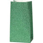 Papieren zakken, groen, H: 17 cm, afm 6x9 cm, 150 gr, 8 stuk/ 1 doos
