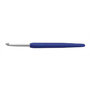 Haaknaalden, blauw, afm 4,5, L: 13,3 cm, 1 stuk