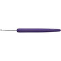 Haaknaalden, paars, afm 3, L: 13,3 cm, 1 stuk