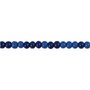 Houten kralen, blauw, 150 stuk, d 5 mm, gatgrootte 1,5 mm, 6 gr/ 1 doos
