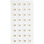 Puffy stickers, wit, d 14 mm, 32 stuk/ 1 doos