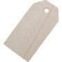 Houten label 30 x 60 mm 10 stuks