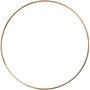 Metalen draadring, goud, d 20 cm, dikte 3 mm, 1 stuk