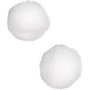 Pom-poms, wit, d 20 mm, 100 stuk/ 1 doos