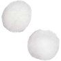 Pom-poms, wit, d 15 mm, 200 stuk/ 1 doos