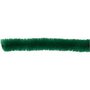 Chenille Draad - Draad - Nylon;Metaal - Donkergroen - 9mmx30cm - Creotime - 25 Stuks
