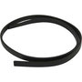 Band van imitatie leer, zwart, B: 10 mm, dikte 3 mm, 1 m/ 1 doos