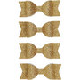 Strikken, goud glitter, afm 31x85 mm, 4 stuk/ 1 doos