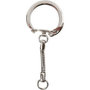 Sleutelhanger met ketting, L: 6 cm, d 2,3 cm, 5 stuk/ 1 doos