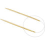 Rond Breinaalden - Flexibele Breinaalden - Bamboe - Dikte: 5mm - Lengte: 60cm - Creotime - 1 Stuk