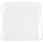 Tas met treksluiting, wit, afm 37x41 cm, 130 gr, 1 stuk