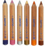 Schmink potloden, extra kleuren, L: 9 cm, 6 stuk/ 1 doos