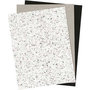 Faux Leather Papier - Naturel - 21x27,5+21x28,5+21x29,5 cm - Dikte:0,55 mm - 350 grams - Creotime - 3 vellen