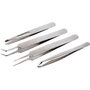 Pincet set, L: 9-12 cm, 4 stuk/ 1 doos