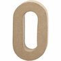 Cijfer, 0, H: 20,4 cm, B: 11,7 cm, dikte 2,5 cm, 1 stuk