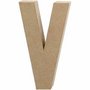 Letter, V, H: 20,5 cm, B: 11,5 cm, dikte 2,5 cm, 1 stuk