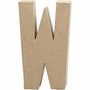 Letter, W, H: 20,3 cm, B: 11,4 cm, dikte 2,5 cm, 1 stuk