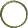 Alu draad, groen, plat, B: 3,5 mm, 0,5 mm, 4.50 m, 1 rol