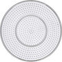 Onderplaat, helder, grote cirkel, d 15 cm, 1 stuk