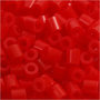 Strijkkralen, lichtrood (32225), afm 5x5 mm, gatgrootte 2,5 mm, medium, 6000 stuk/ 1 doos