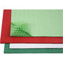 Honingraat papier - diverse kleuren - 28x17,8 cm - Creotime - 4x2 vellen