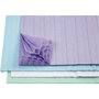 Honingraat papier - lichtblauw - groen - paars - wit - 28x17,8 cm - Creotime - 4x2 vellen