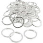 Sleutelring, verzilverd, d 28 mm, 50 stuk/ 1 doos