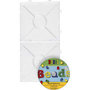 Onderplaat, helder, groot vierkant, afm 15x15 cm, 2 stuk/ 1 doos