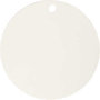 Label - Home deco - Label - Terracotta - Wit - 15cm - Creotime - 1 Stuks