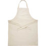 Schort, licht naturel, L: 70 cm, B: 55 cm, afm 7-12 jaar, 210 gr, 1 stuk