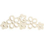 Bloemen - Home deco - Bloem - Triplex - Bruin - 30x10cm - Creotime - x Stuks